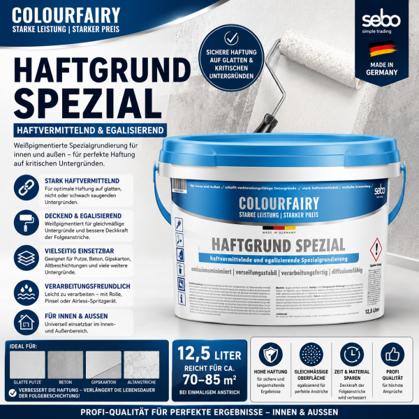 Colourfairy Haftgrund Spezial im blauen Eimer